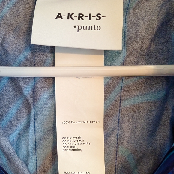 Akris Punto Blue Striped Dress - Picture 6 of 7